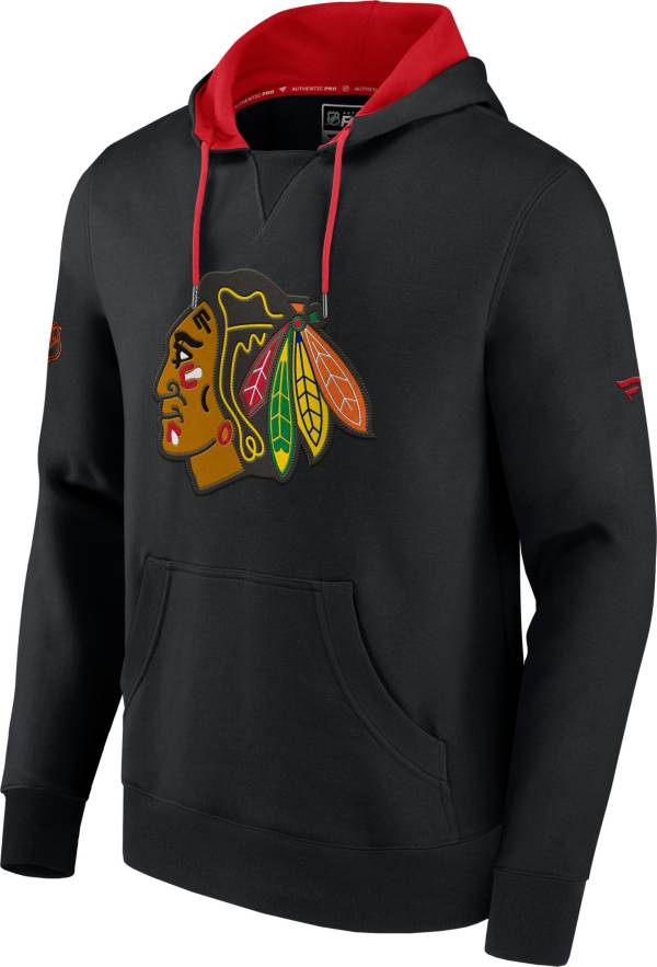 NHL Chicago Blackhawks '22-'23 Special Edition Authentic Pro Black Pullover Hoodie product image