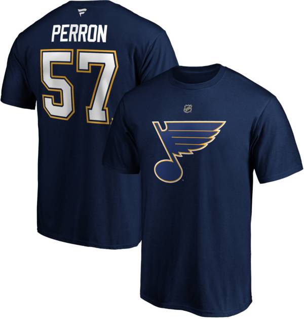 NHL St. Louis Blues David Perron #57 Navy Player T-Shirt product image