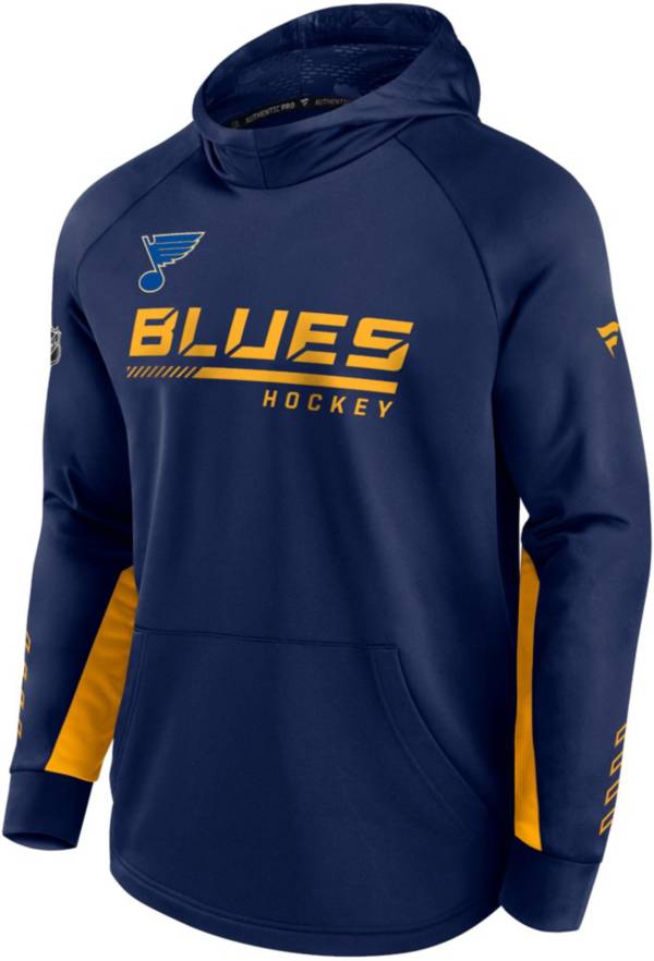 NHL St. Louis Blues Authentic Pro Locker Room Red Pullover Hoodie