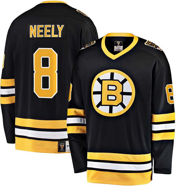 Fanatics Branded NHL Boston Bruins Cam Neely #8 Breakaway Vintage Replica Jersey, Men's, Medium, Black
