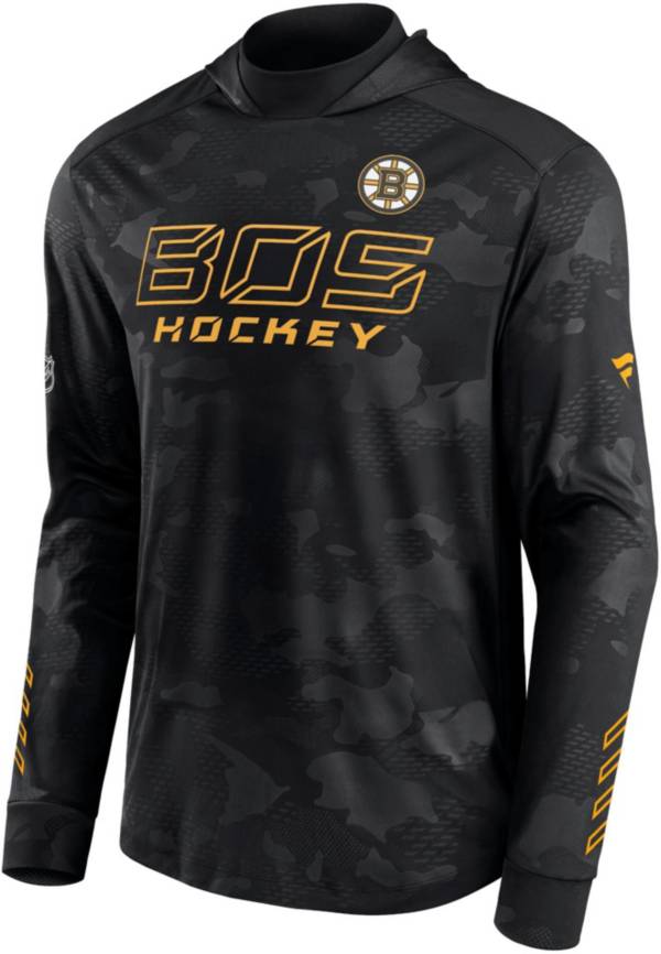 NHL Boston Bruins Authentic Pro Black Pullover Hoodie product image