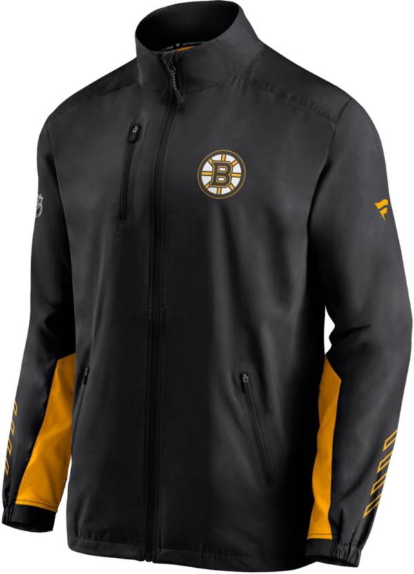 NHL Boston Bruins Authentic Pro Locker Room Rink Black Full-Zip Jacket product image