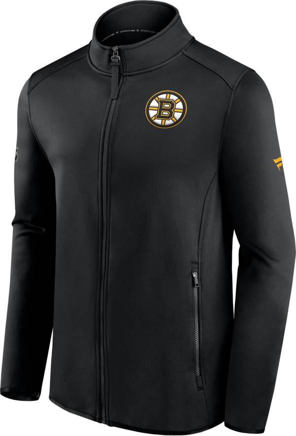 NHL Boston Bruins Rink Authentic Pro Black Fleece Jacket product image