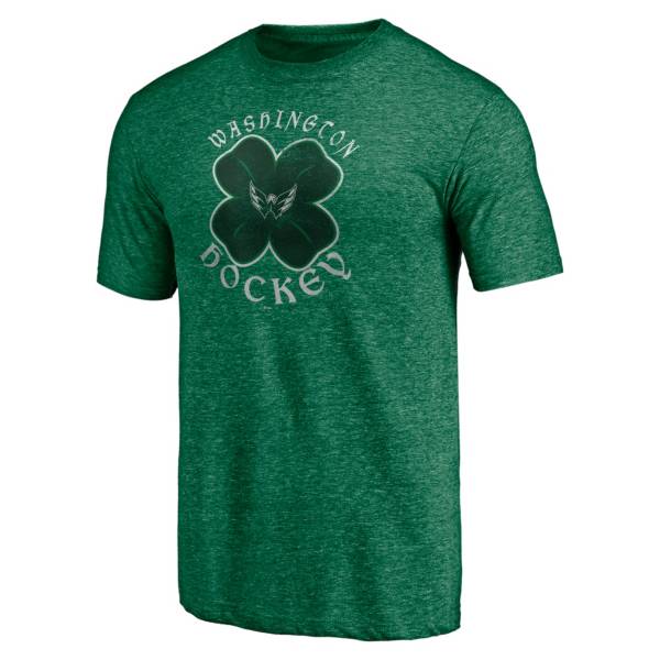 NHL St. Patrick's Day '21 Washington Capitals Green T-Shirt