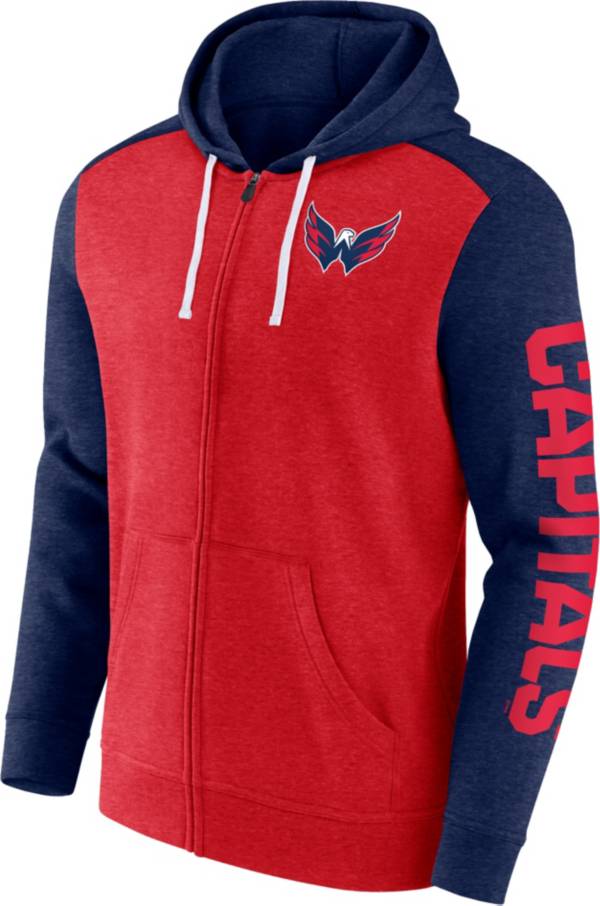 NHL Washington Capitals Cotton Red Full Zip Hoodie Dick s