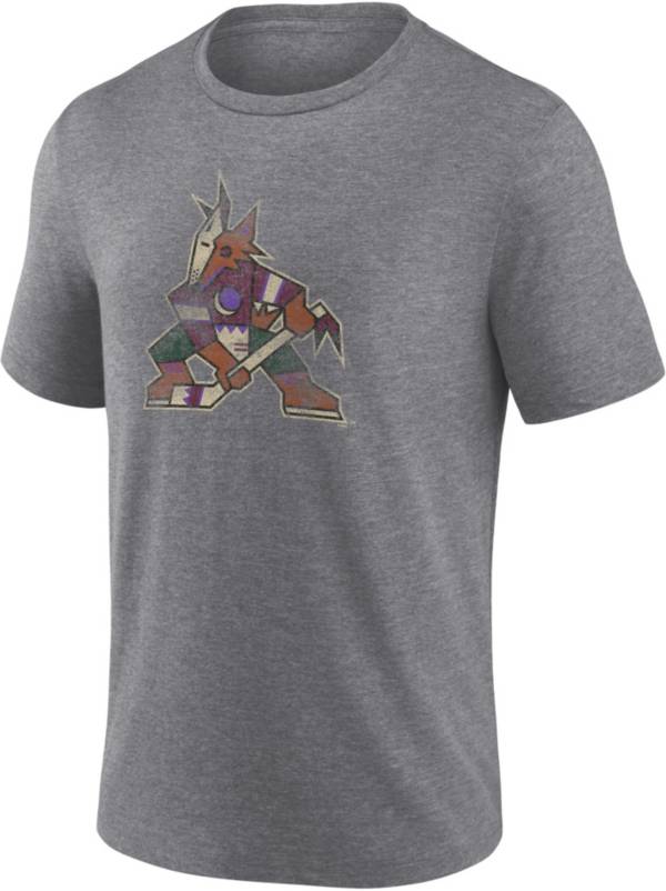 NHL Arizona Coyotes Distressed Logo Grey T-Shirt product image