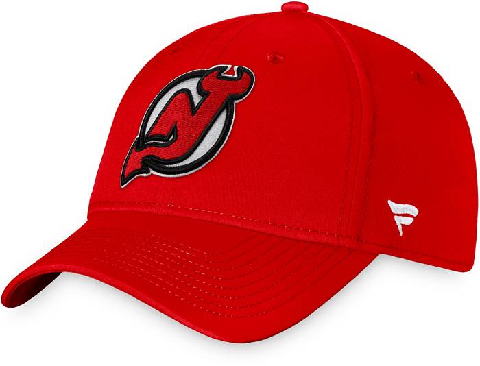 NHL New Jersey Devils Core Unstructured Flex Hat, Men's, L/xl, Red