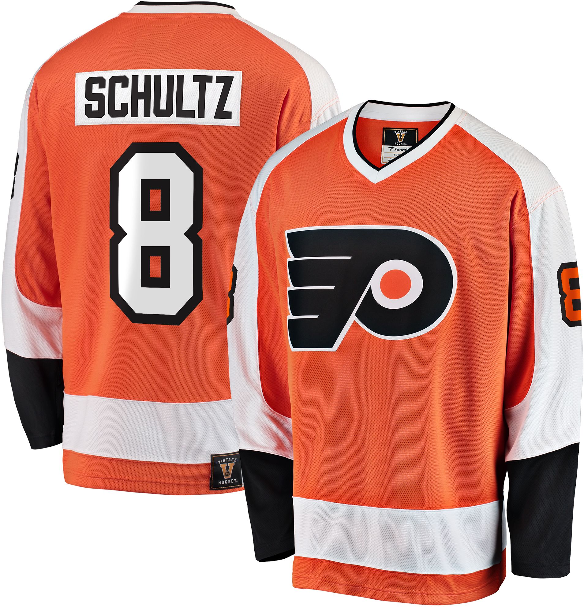 Philadelphia Flyers No8 Dave Schultz Black Classic Jersey
