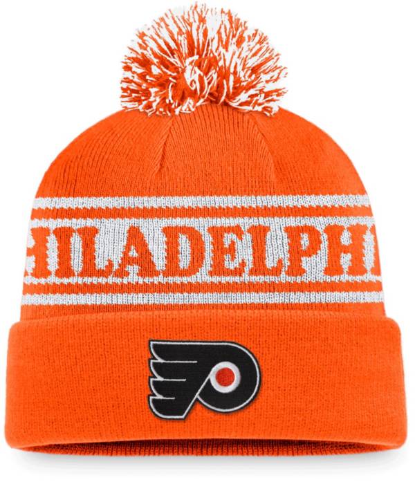 NHL Philadelphia Flyers Vintage Sports Resort Pom Knit Beanie