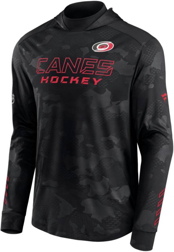 NHL Carolina Hurricanes Authentic Pro Black Pullover Hoodie
