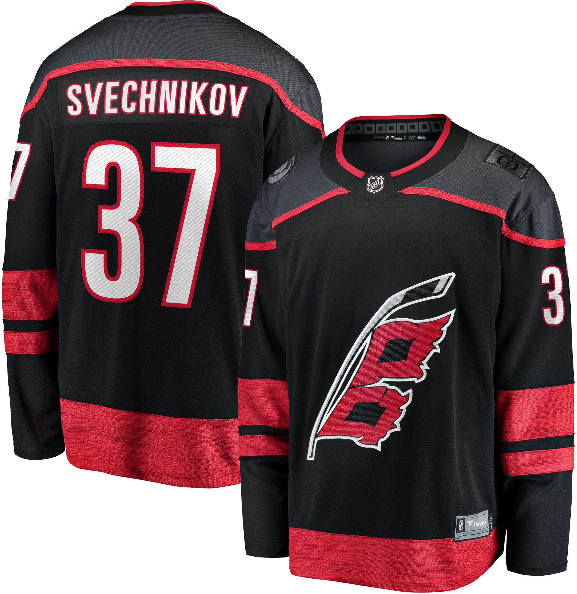 Carolina Hurricanes No37 Andrei Svechnikov Red Home Stitched Jersey