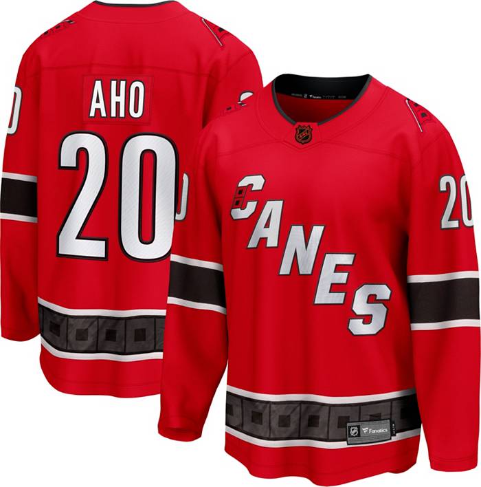 New Carolina Hurricanes Sebastian Aho #20 Stitched Hockey RED
