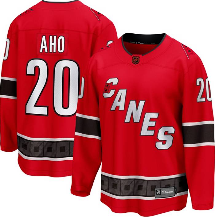 Carolina Hurricanes x Panthers Blue Sebastian Aho Mashup Hockey Jersey