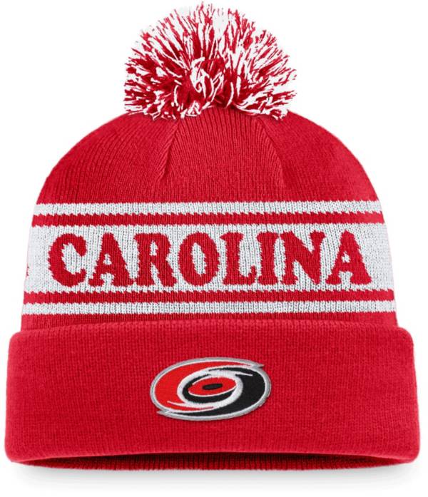 NHL Carolina Hurricanes Vintage Sports Resort Pom Knit Beanie