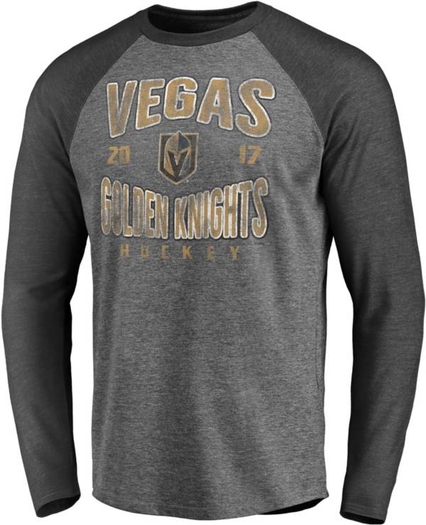 NHL Vegas Golden Knights Vintage Raglan Grey T-Shirt product image