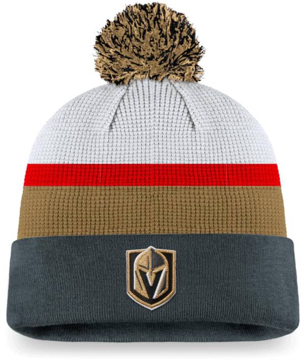 NHL Las Vegas Golden Knights Authentic Pro Jersey Pom Knit Beanie