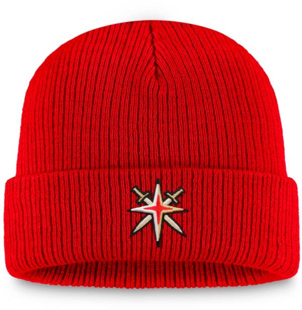 NHL Men's Vegas Golden Knights Special Edition Logo Red Knit Beanie