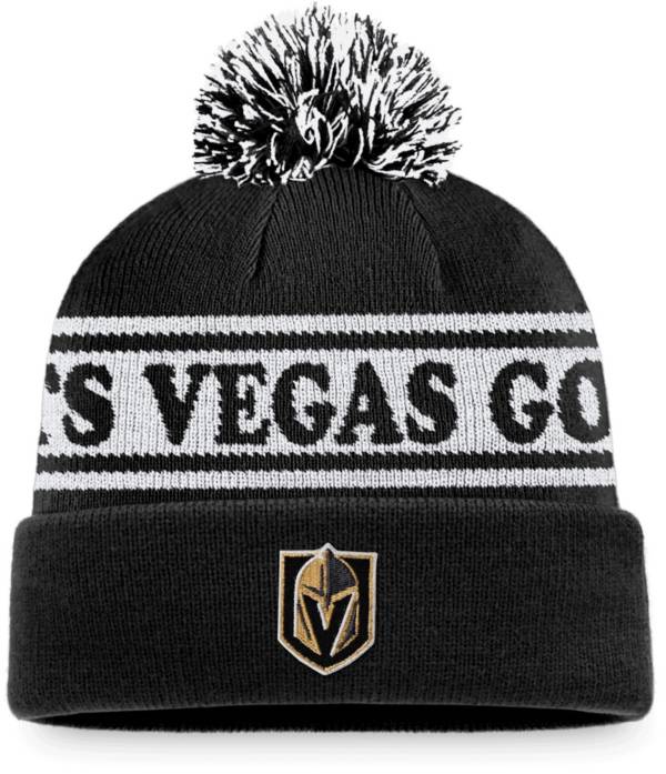 NHL Las Vegas Golden Knights Vintage Sports Resort Pom Knit Beanie