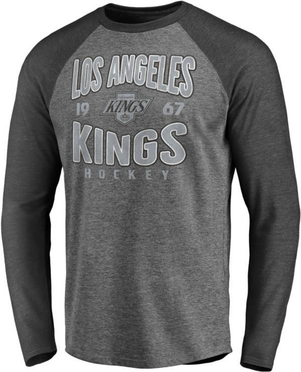 NHL Los Angeles Kings Vintage Raglan Grey T-Shirt product image
