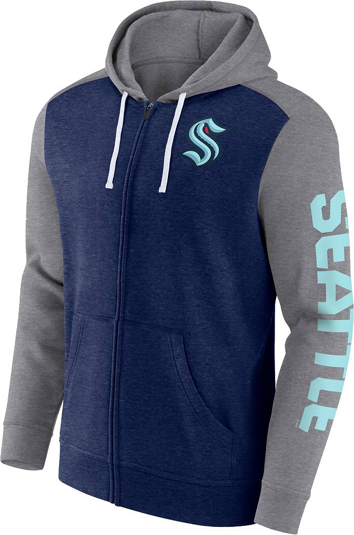 Seattle Kraken Fanatics Branded Iconic NHL Exclusive Pullover Hoodie - Mens