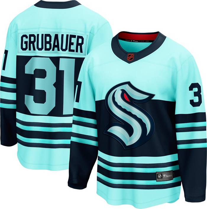 NHL Seattle Kraken Philipp Grubauer #31 Breakaway Away Replica Jersey