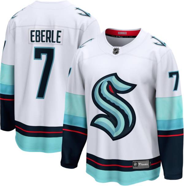 Adidas '22-'23 Reverse Retro Seattle Kraken Jordan Eberle #7 Adizero Authentic Jersey, Men's, Size 54, Blue