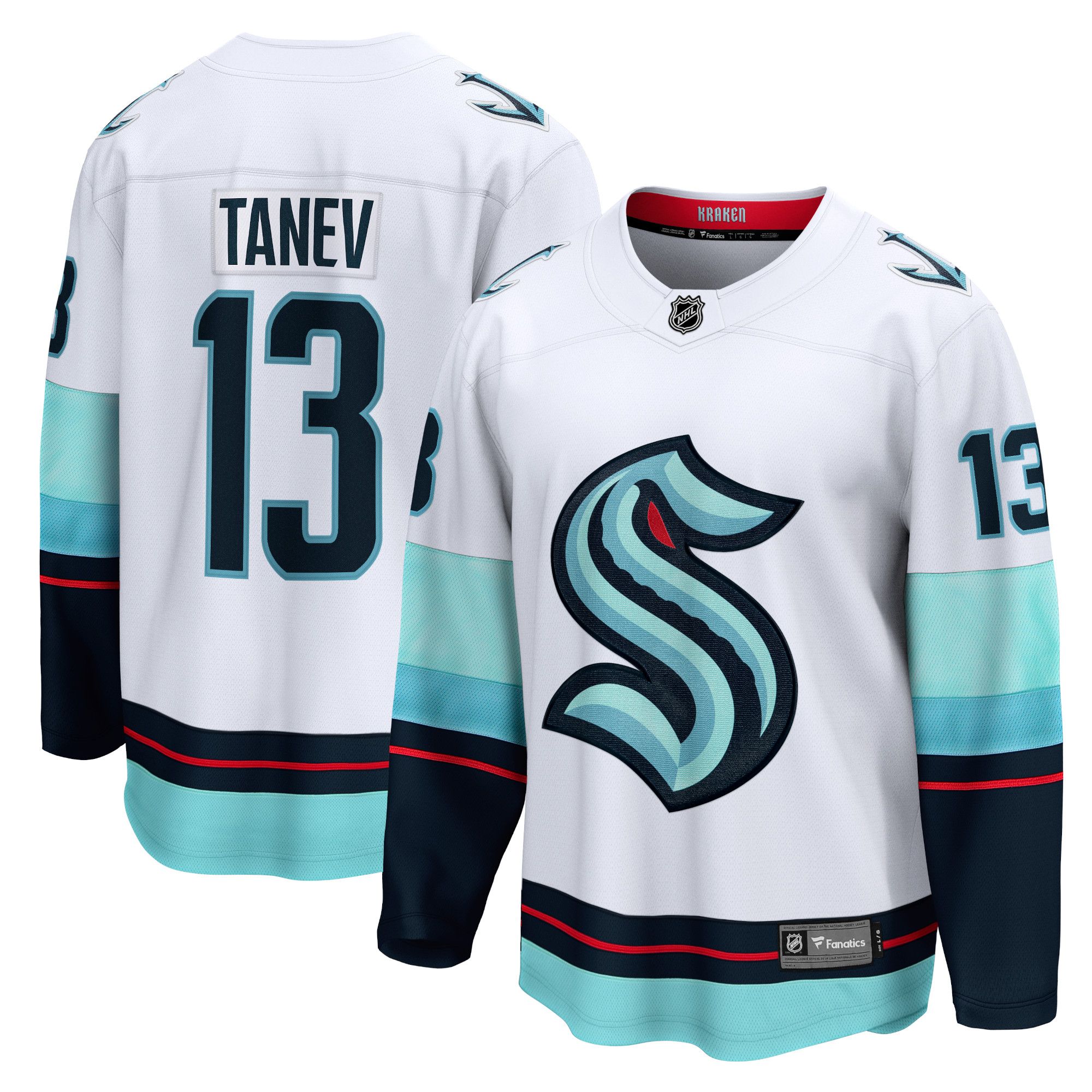 seattle kraken tanev jersey