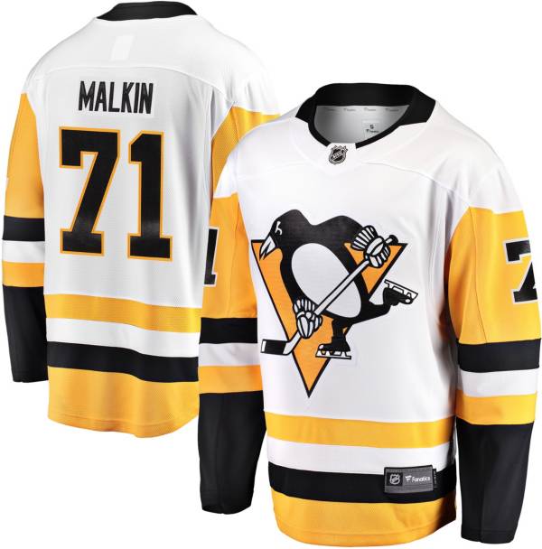 NHL Men's Pittsburgh Penguins Evgeni Malkin #71 Breakaway Away Replica Jersey product image