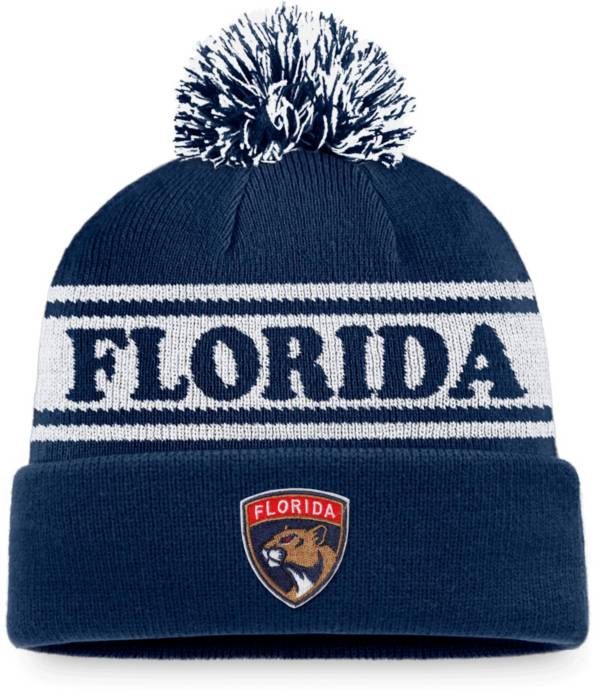 NHL Florida Panthers Vintage Sports Resort Pom Knit Beanie