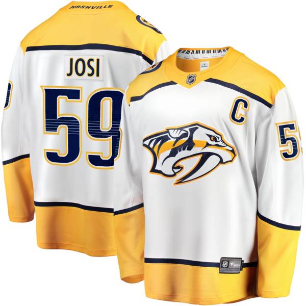 NHL Nashville Predators Roman Josi #59 Breakaway Away Replica Jersey