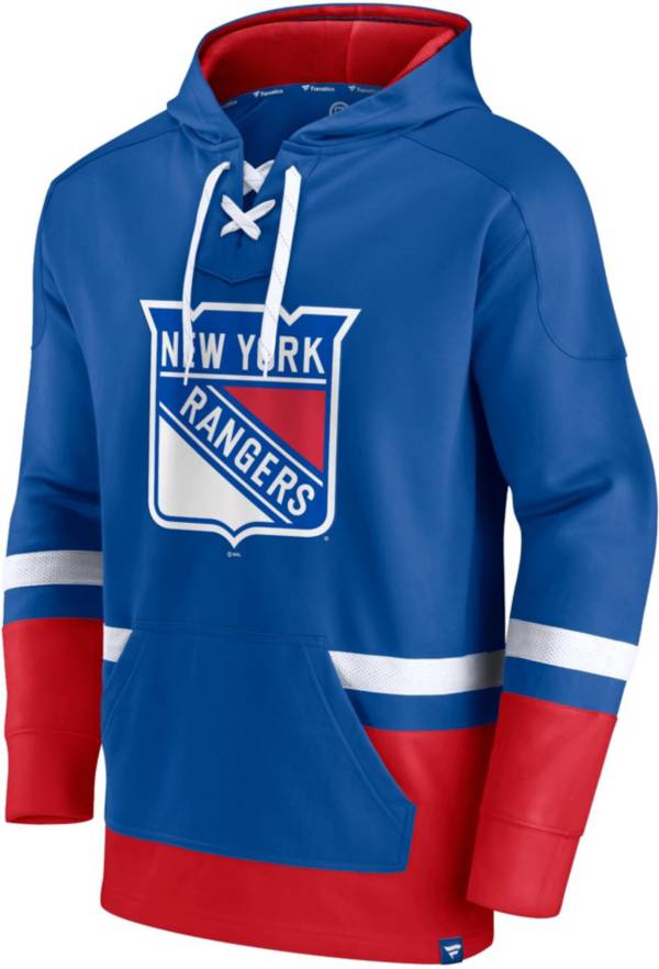 NHL New York Rangers Block Party Power Play Royal Pullover Hoodie