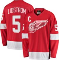 Nicklas Lidstrom #5 C Detroit Red Wings Adidas Home Primegreen Authentic  Jersey