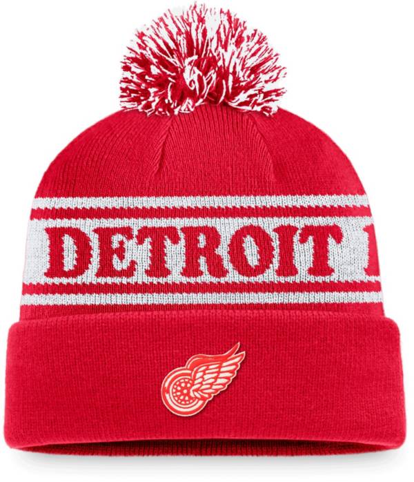 NHL Detroit Red Wings Vintage Sports Resort Pom Knit Beanie
