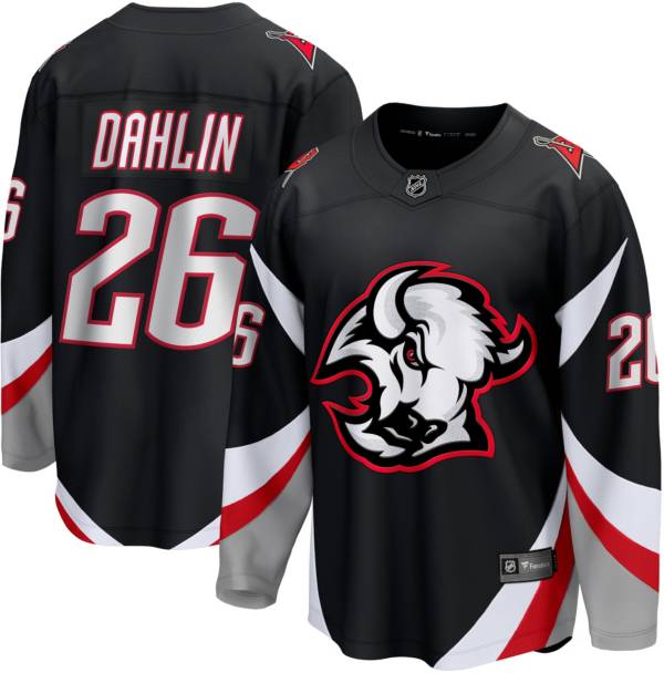 FANATICS MEN'S NHL RAMUS DAHLIN BUFFALO SABRES JERSEY BLACK SIZE