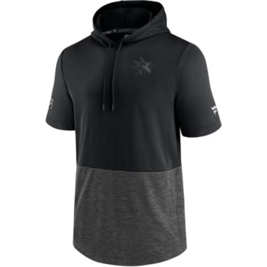 sorry, NHL San Jose Sharks Authentic Pro Locker Room Black Short-Sleeve Pullover Hoodie is currently out of stock
