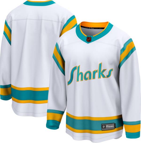 San Jose Sharks Men's Adidas Home Teal Authentic Blank Jersey