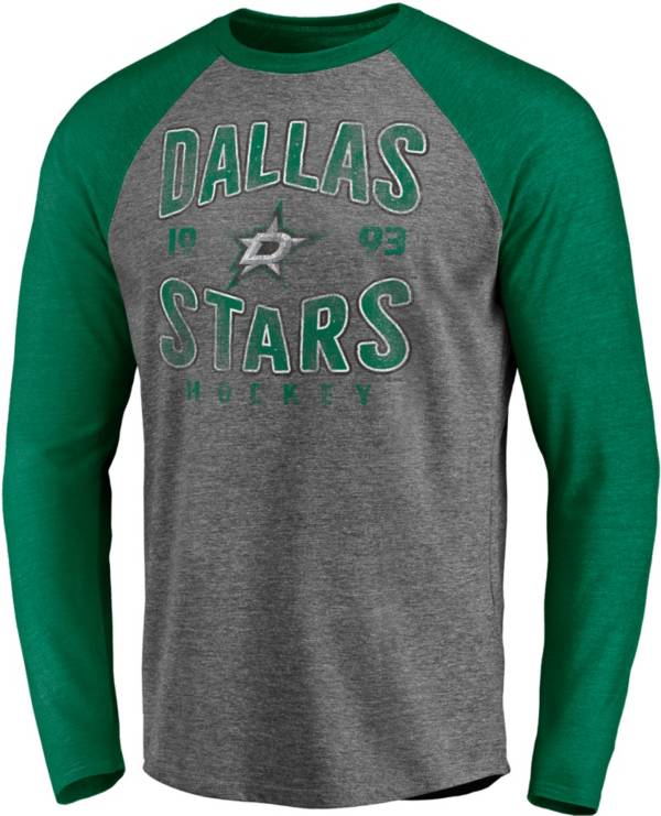 NHL Dallas Stars Vintage Raglan Grey T-Shirt product image