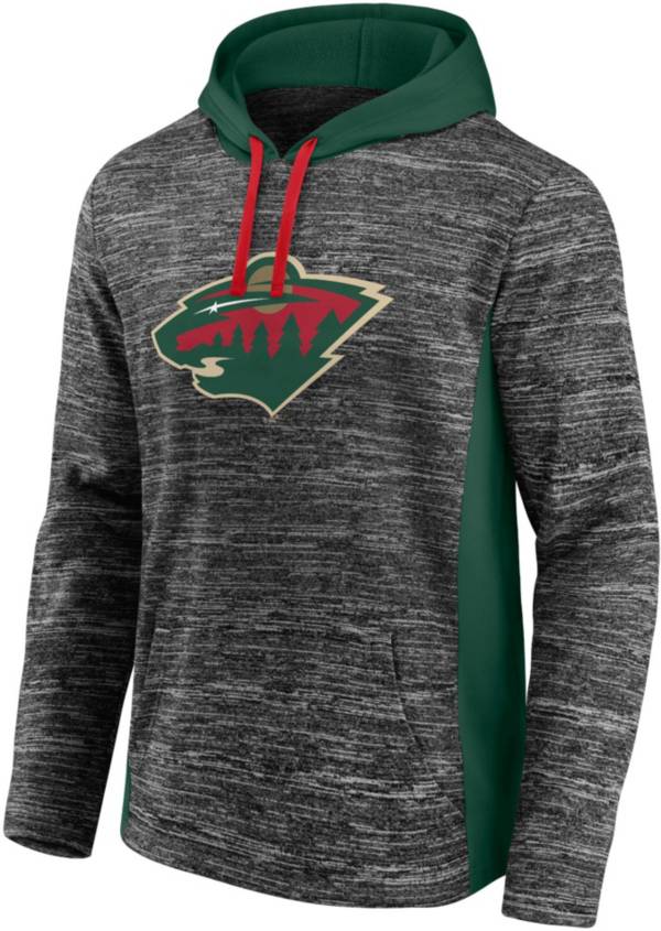 NHL Minnesota Wild Chiller Charcoal Pullover Hoodie