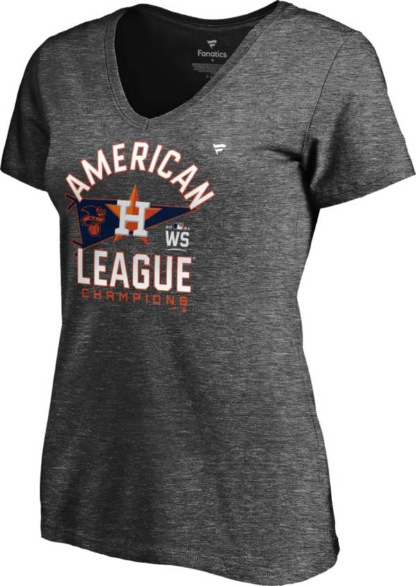 MLB Women's 2021 American League Champions Houston Astros Locker Room V-Neck T-Shirt