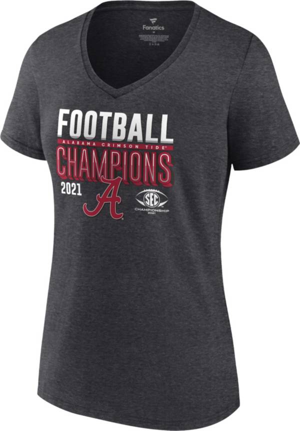 NCAA Women's 2021 SEC Football Champions Alabama Crimson Tide Locker Room T-Shirt product image