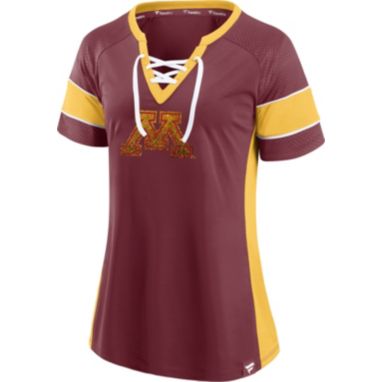sorry, NCAA Women's Minnesota Golden Gophers Maroon Lace-Up T-Shirt is currently out of stock