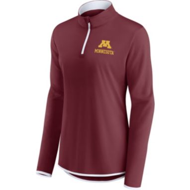 sorry, NCAA Women's Minnesota Golden Gophers Maroon Quarter-Zip Pullover Shirt is currently out of stock