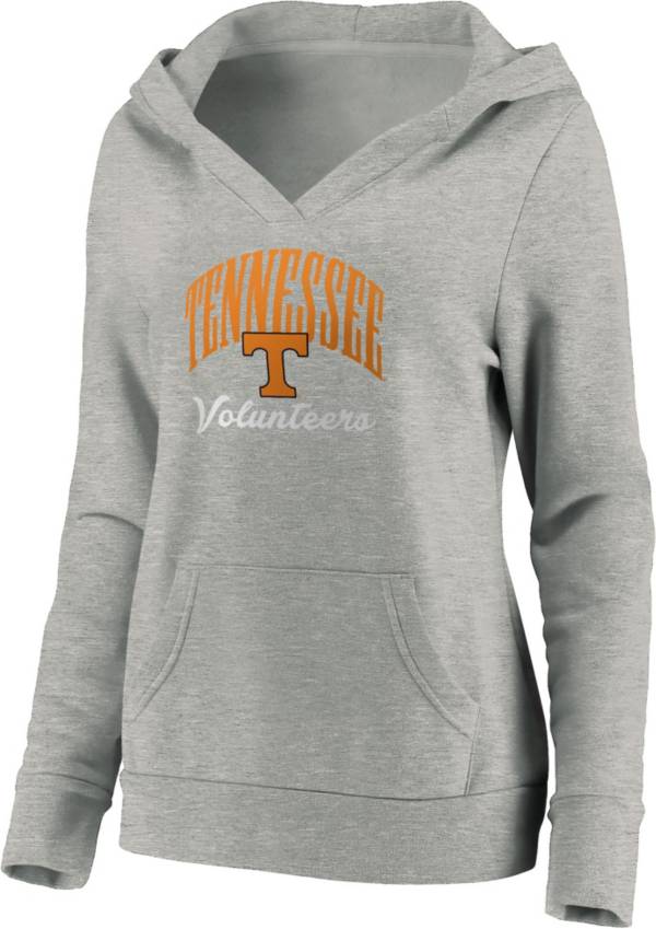 NCAA Women's Tennessee Volunteers Grey Victory Cotton Fleece Pullover Hoodie