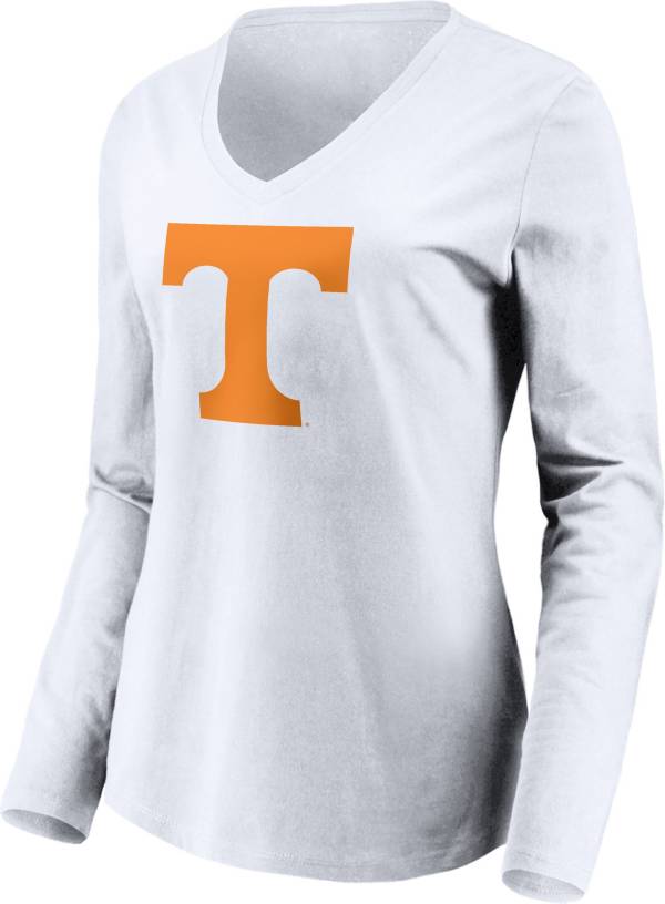 NCAA Women's Tennessee Volunteers White Cotton Long Sleeve T-Shirt