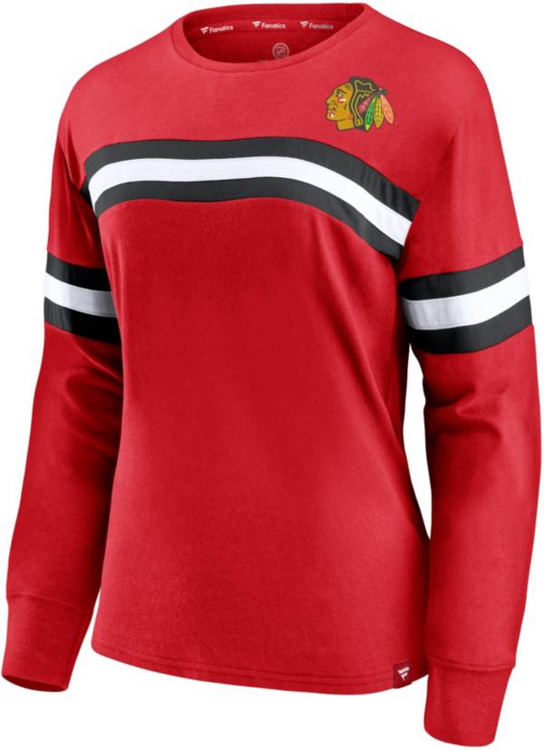 NHL Women's Chicago Blackhawks Fashion Red V-Neck T-Shirt product image