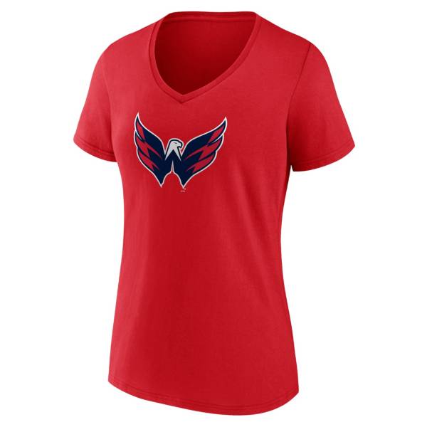 NHL Women's Washington Capitals Team Red V-Neck T-Shirt product image