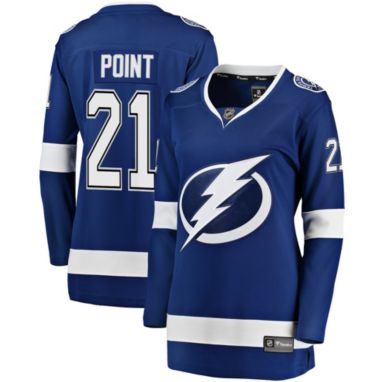 sorry, NHL Women's Tampa Bay Lightning Brayden Point #21 Breakaway Home Replica Jersey is currently out of stock