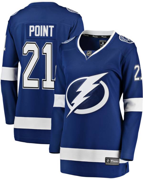 NHL Women's Tampa Bay Lightning Brayden Point #21 Breakaway Home Replica Jersey