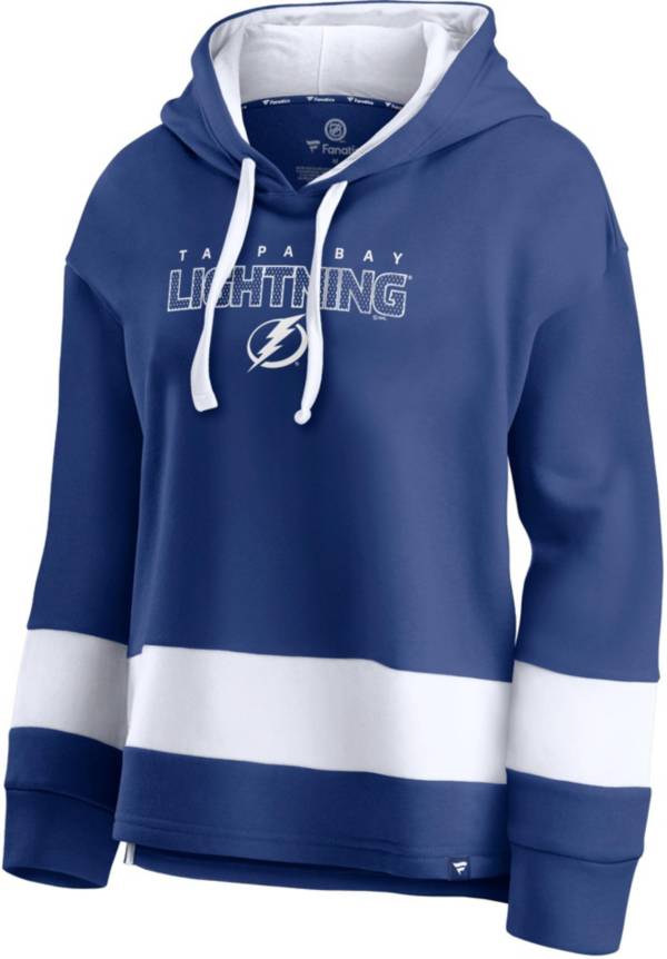 NHL Women's Tampa Bay Lightning Block Party Blue Pullover Hoodie