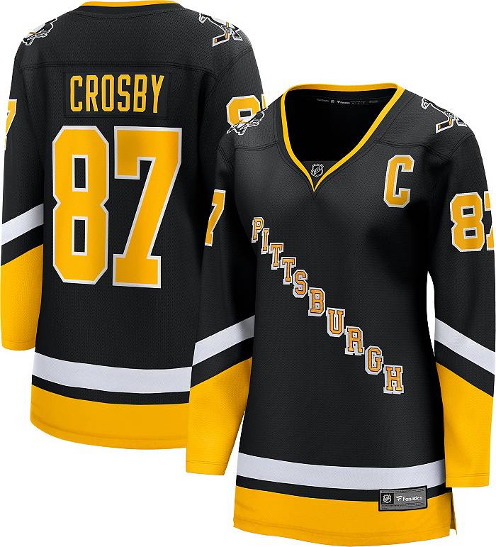 NHL Pittsburgh Penguins Sidney Crosby #87 Breakaway Away Replica Jersey